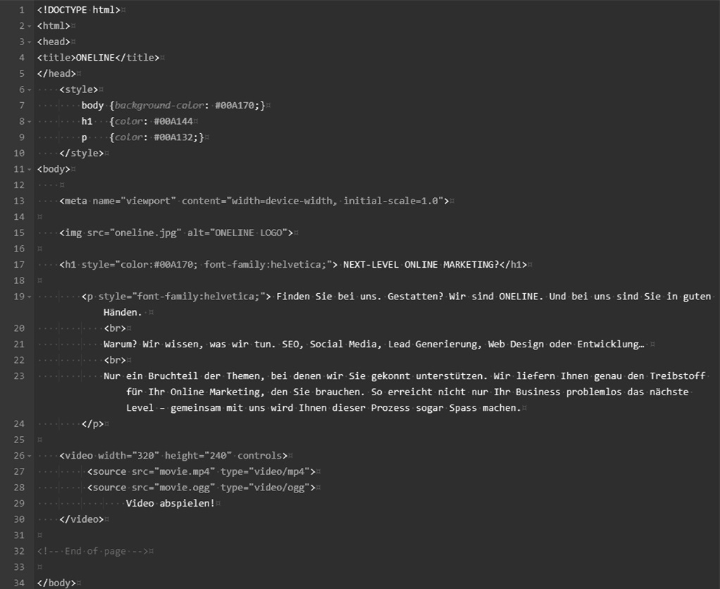 HTML Code