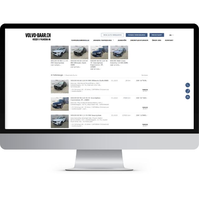 Vovlo Baar Homepage