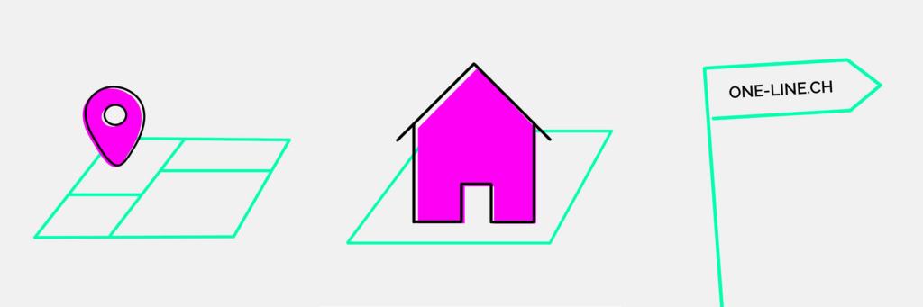 Domain, Hosting and Website Illustration