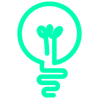 light bulb icon green