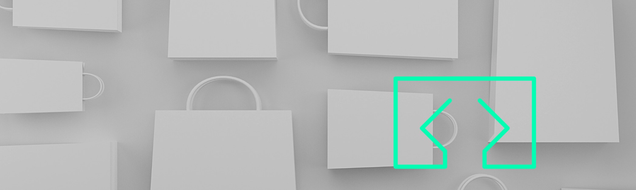 WooCommerce und Magento - Web Development Icon in grün