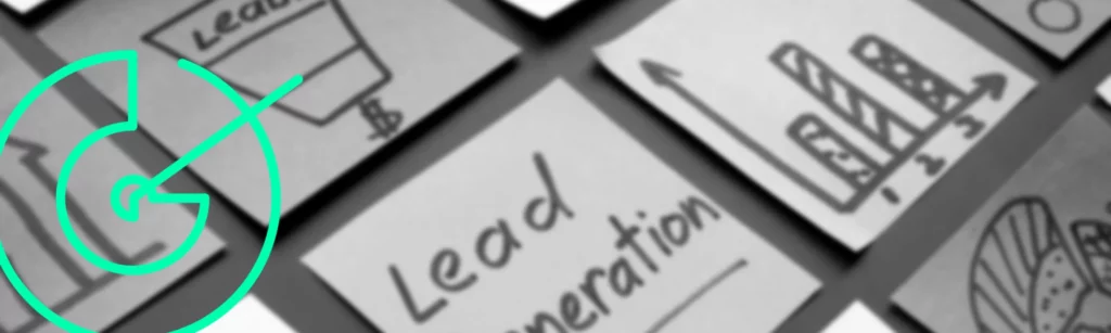 B2B lead generation sticky notes