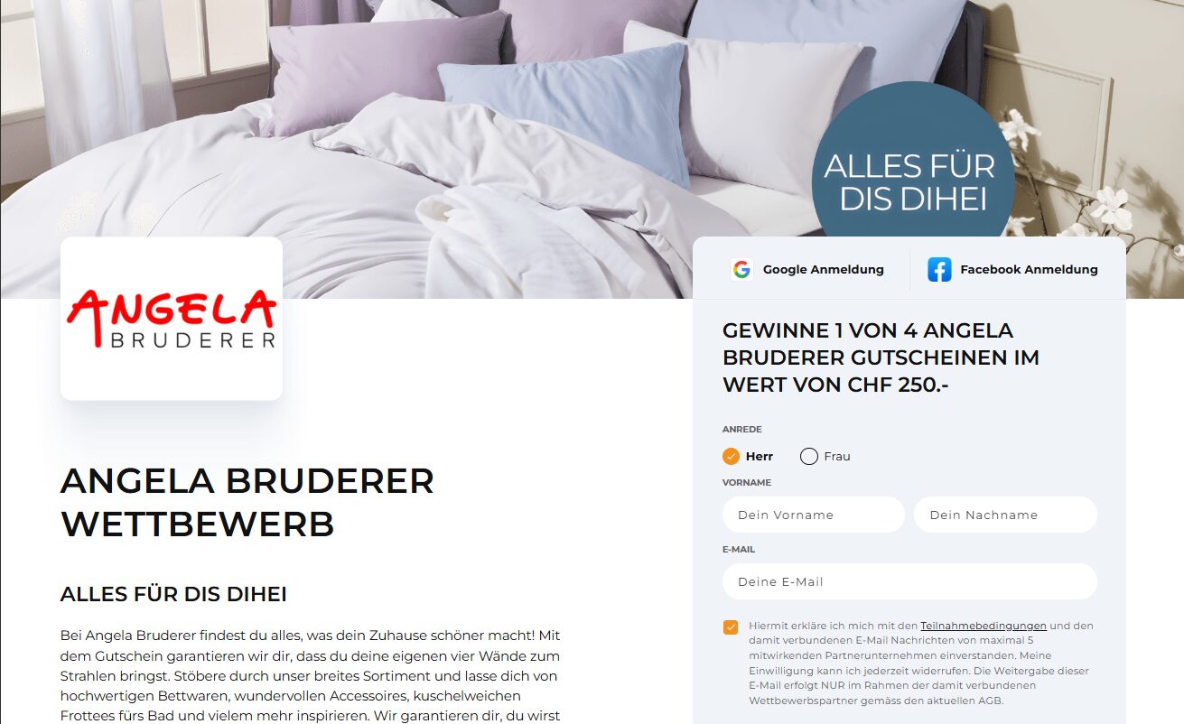 Angela Bruderer Wettbewerb – Win4Win